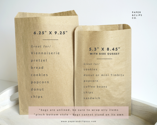 Chicago - Brown Party Bags