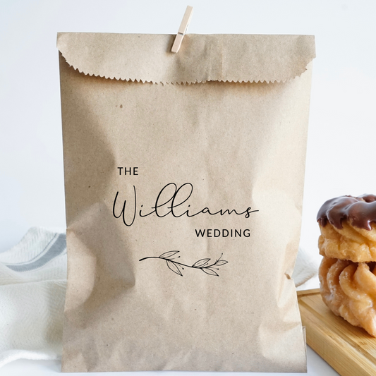 These durable paper bags make great party packaging, adding a nice touch to your special event. They're perfect wedding favor bags, trail mix treats, or thank you favors. The possibilities are endless!