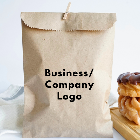 These durable kraft brown paper bags make great company party packaging, adding a nice touch to your event.