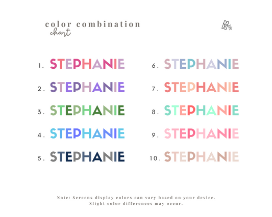 Custom Name Stationery Gift Set