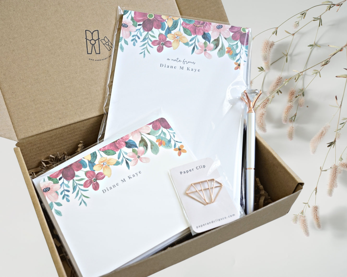 Blossom Floral Stationery Gift Set