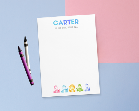 Dinosaur Notepad