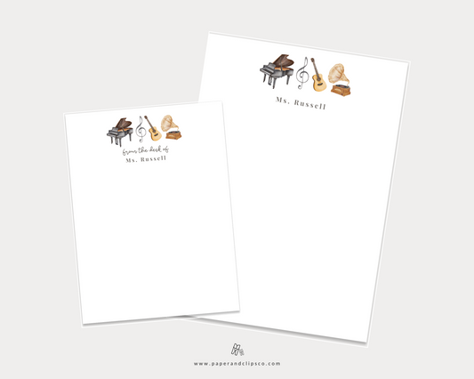 Music Teacher Notepad