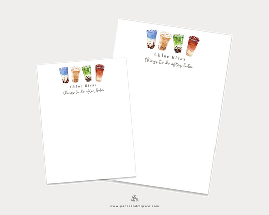 Boba Lover Notepad