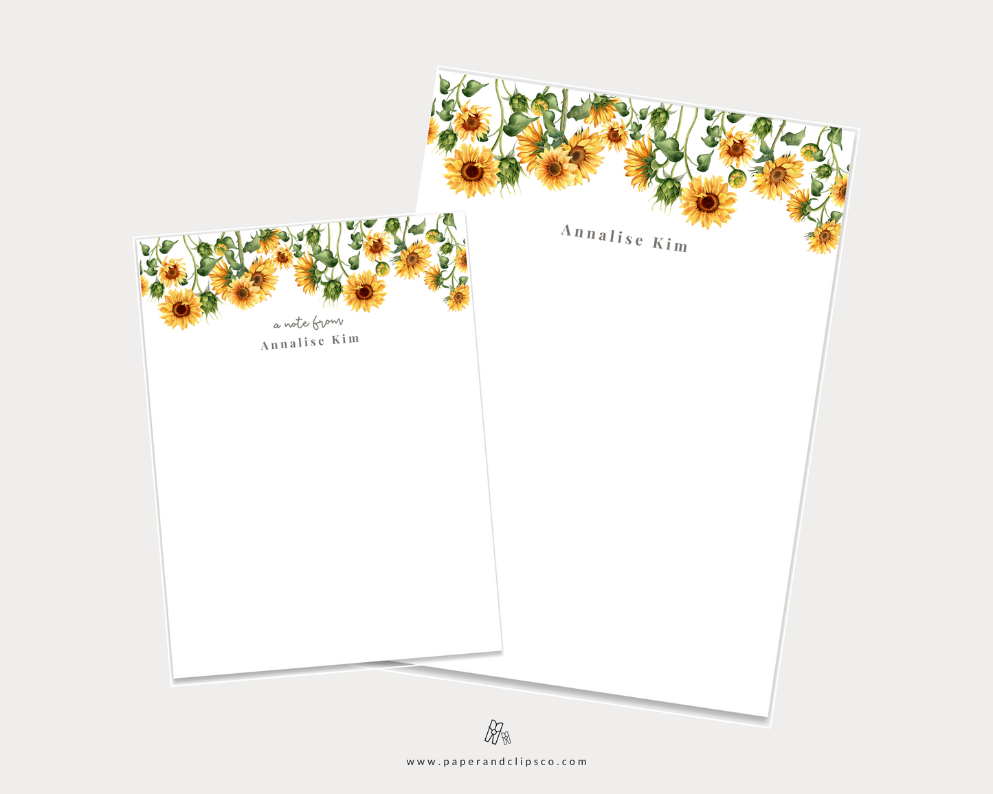 Sunflower Notepad