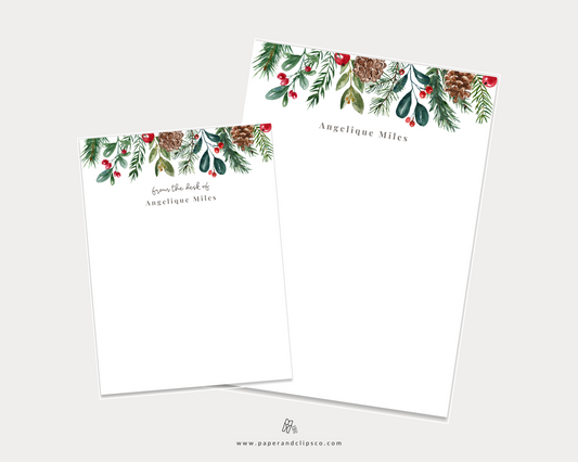 Christmas Holiday Notepad