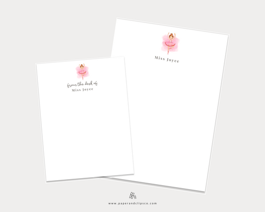 Ballerina Notepad