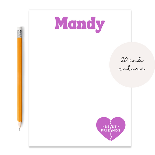 Best Friend Notepad