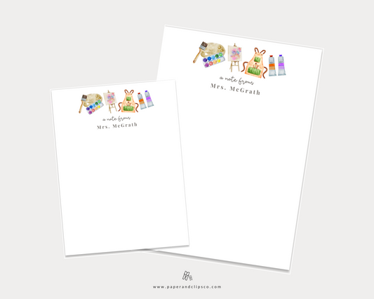 Art Teacher Notepad