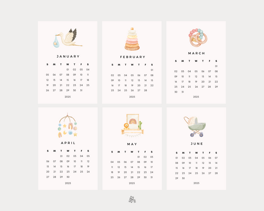 Nursery Mini Calendar