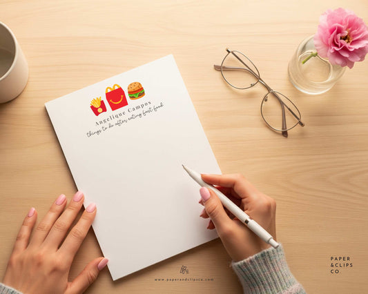 custom personalized notepads Toronto – modern stationery