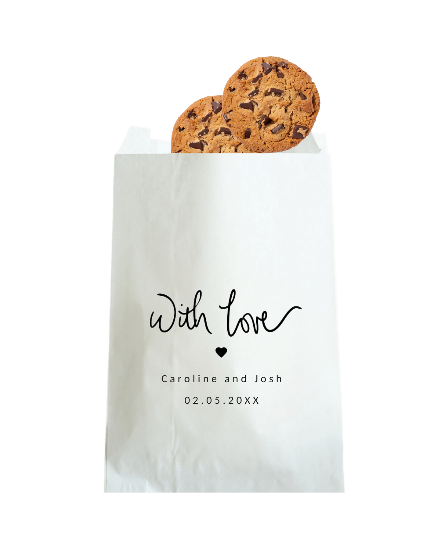 With Love - White Party Bags