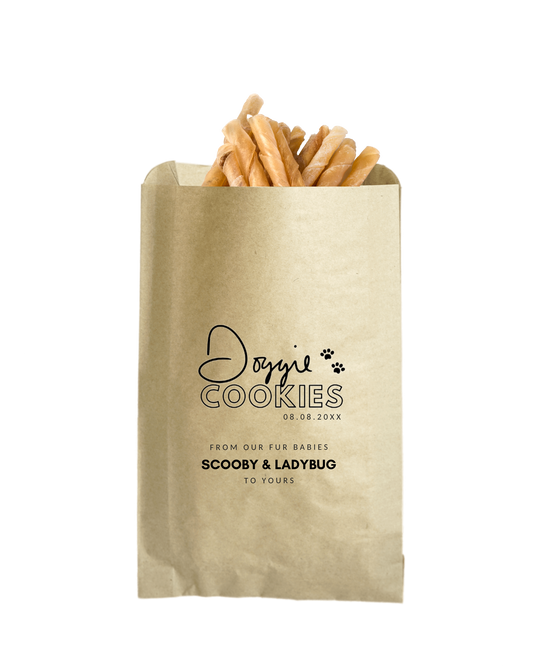 Fur Animal Treats - Brown Party Bags