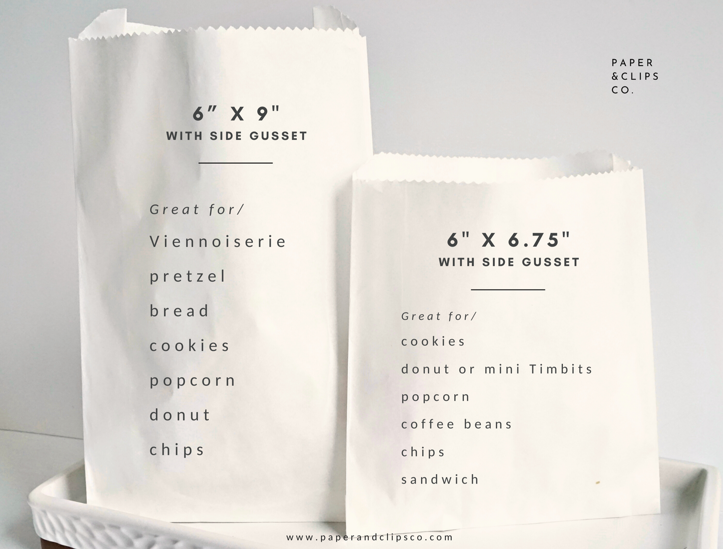 We Tied The Knot - White Party Bags