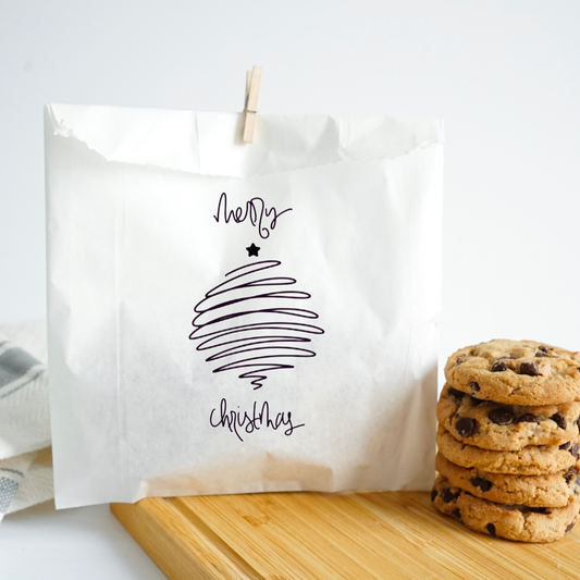 Christmas Tree - White Party Gift Bags