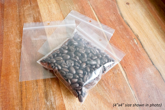 Clear Reclosable Poly Ziploc Bags