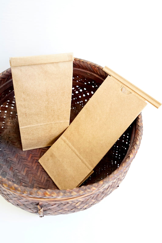 Kraft Tin Tie Coffee Bags (1/2 Pound)