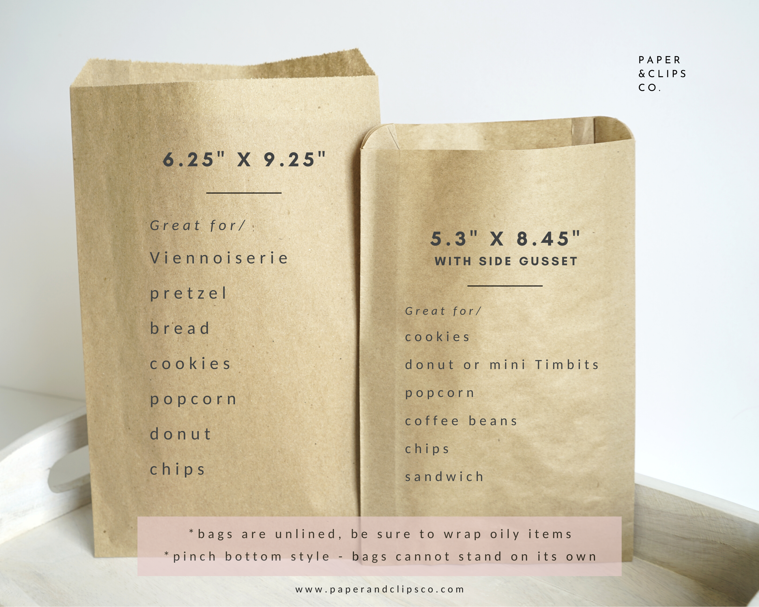 Ready to Pop - Brown Party Bags