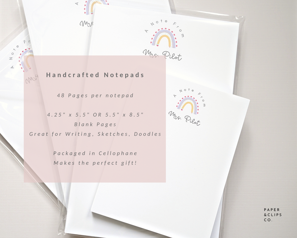 Nurse Watercolor Notepad