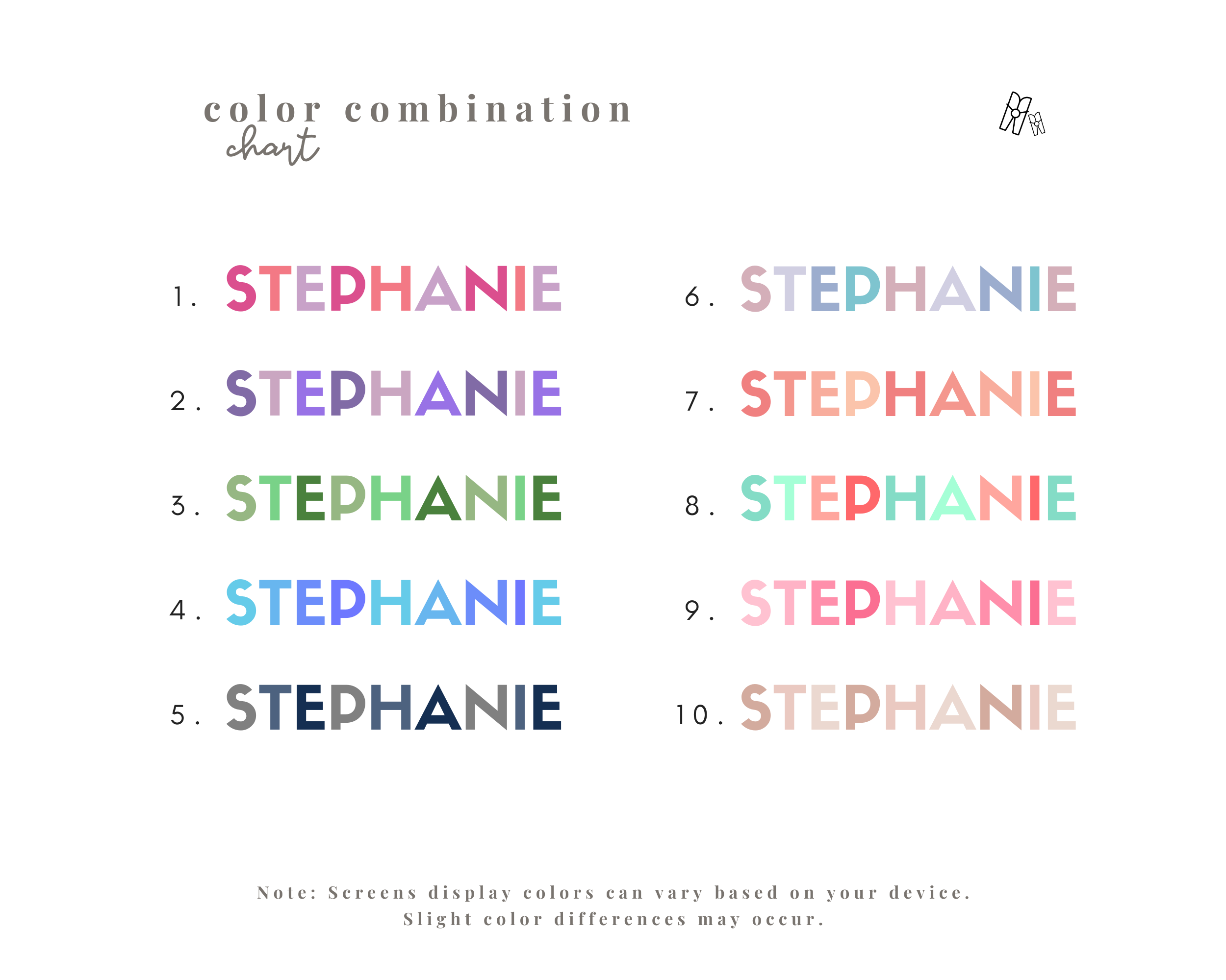 Custom Name Stationery Gift Set