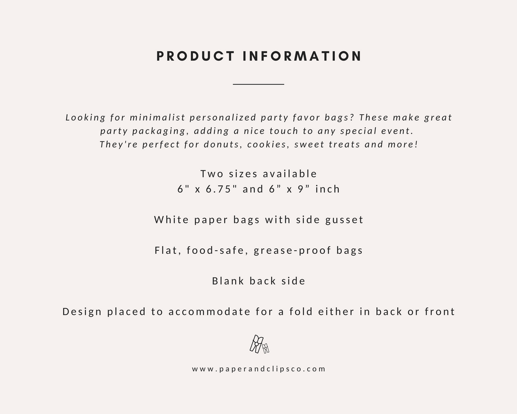 Happy Birthday - White Party Bags