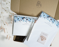 Navy Floral Stationery Gift Set
