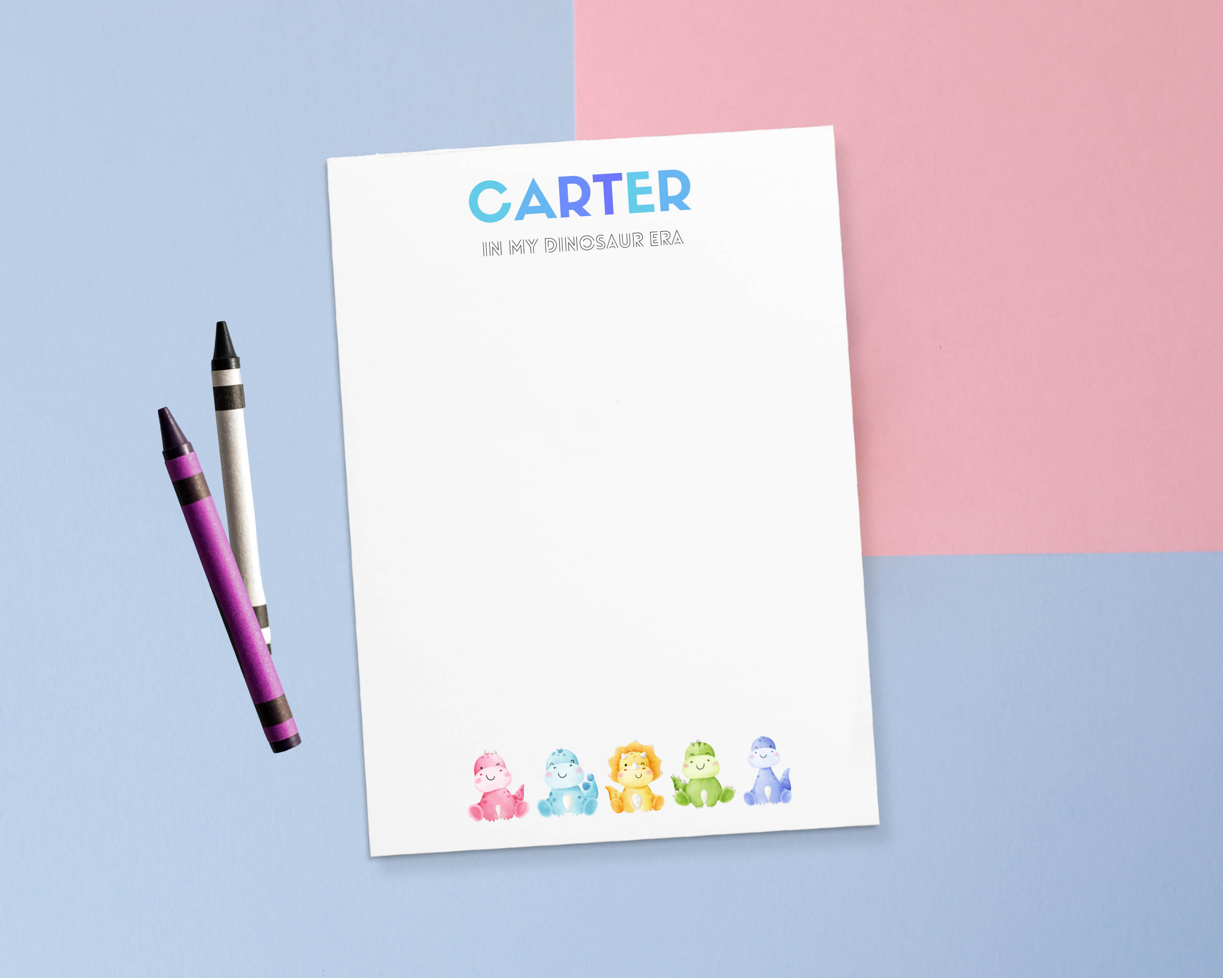Dinosaur Notepad