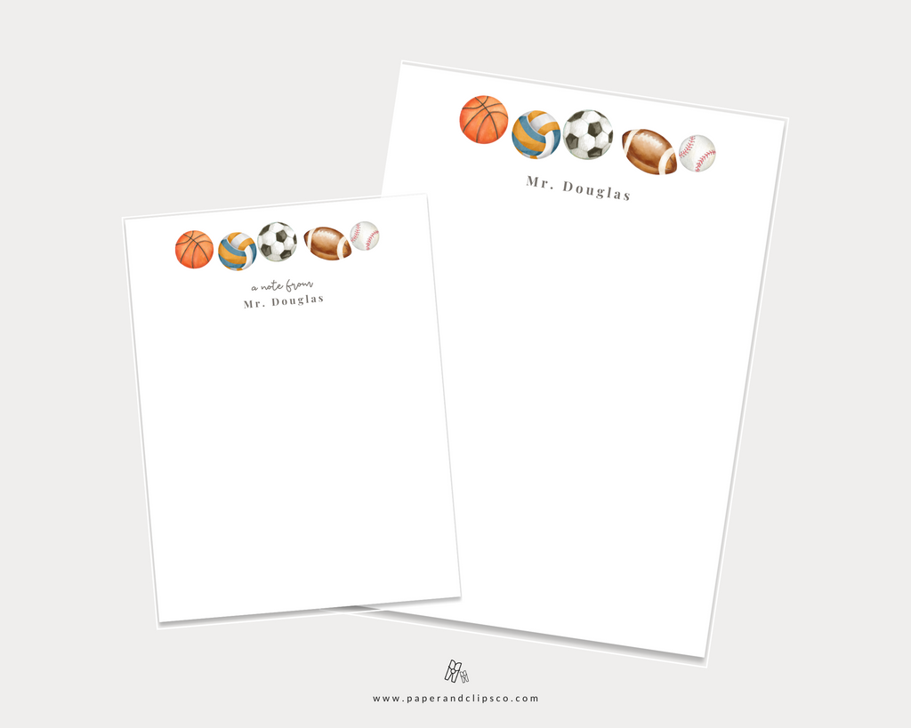 Coach Teacher Notepad
