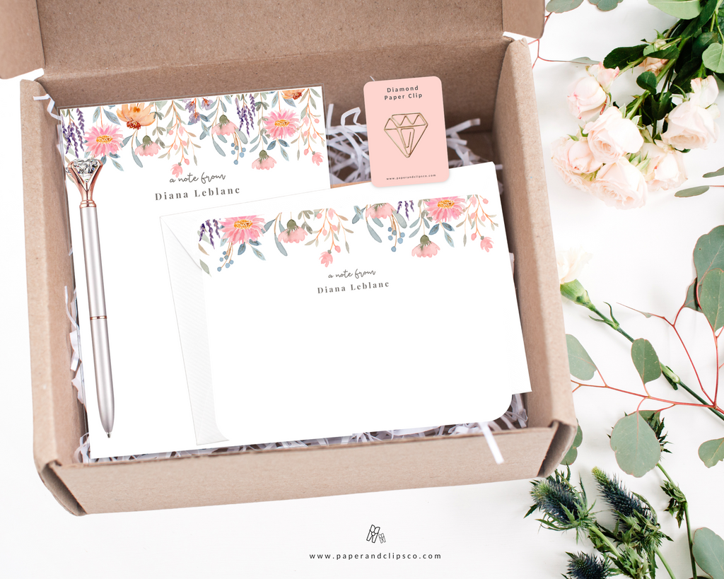 Floral Stationery Gift Set