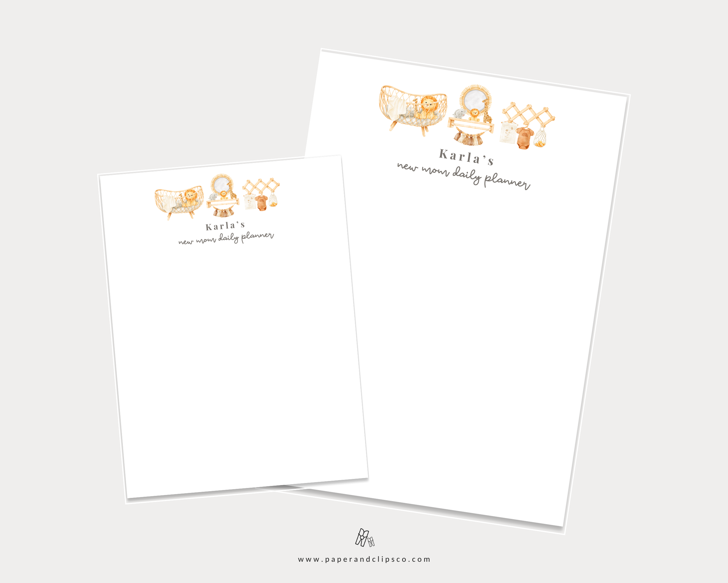 New Mom Planner Notepad