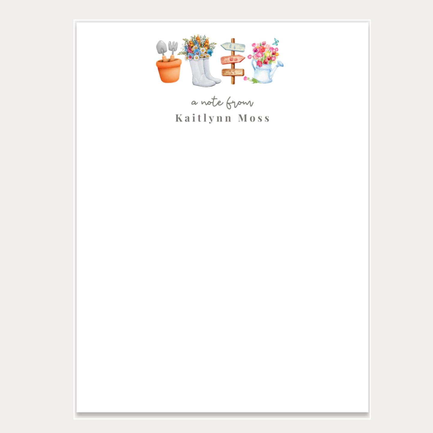 Gardener Notepad
