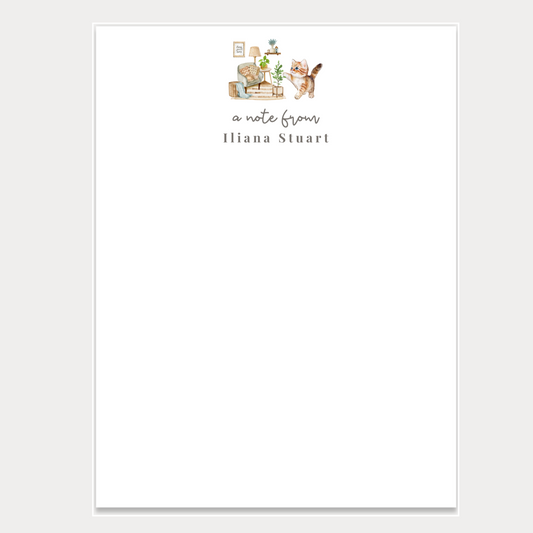 Cat Lover Notepad