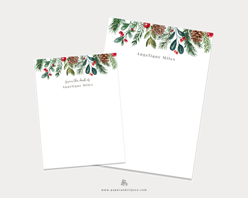 Christmas Holiday Notepad