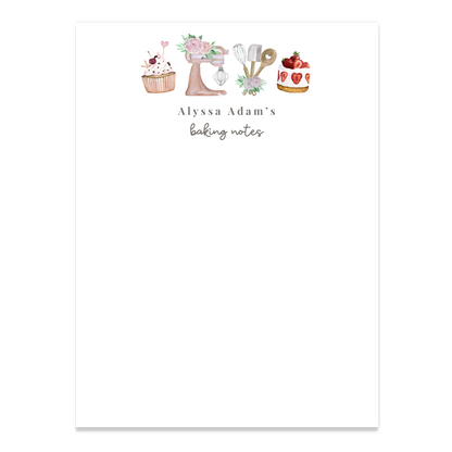 Baker's Notepad