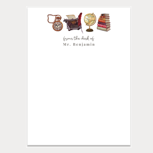 Give a thoughtful and useful gift a history teacher or just anyone who loves history would love to receive. Personalized notepads are exactly the gift they’d love. 