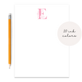 Monogram Initial Notepad