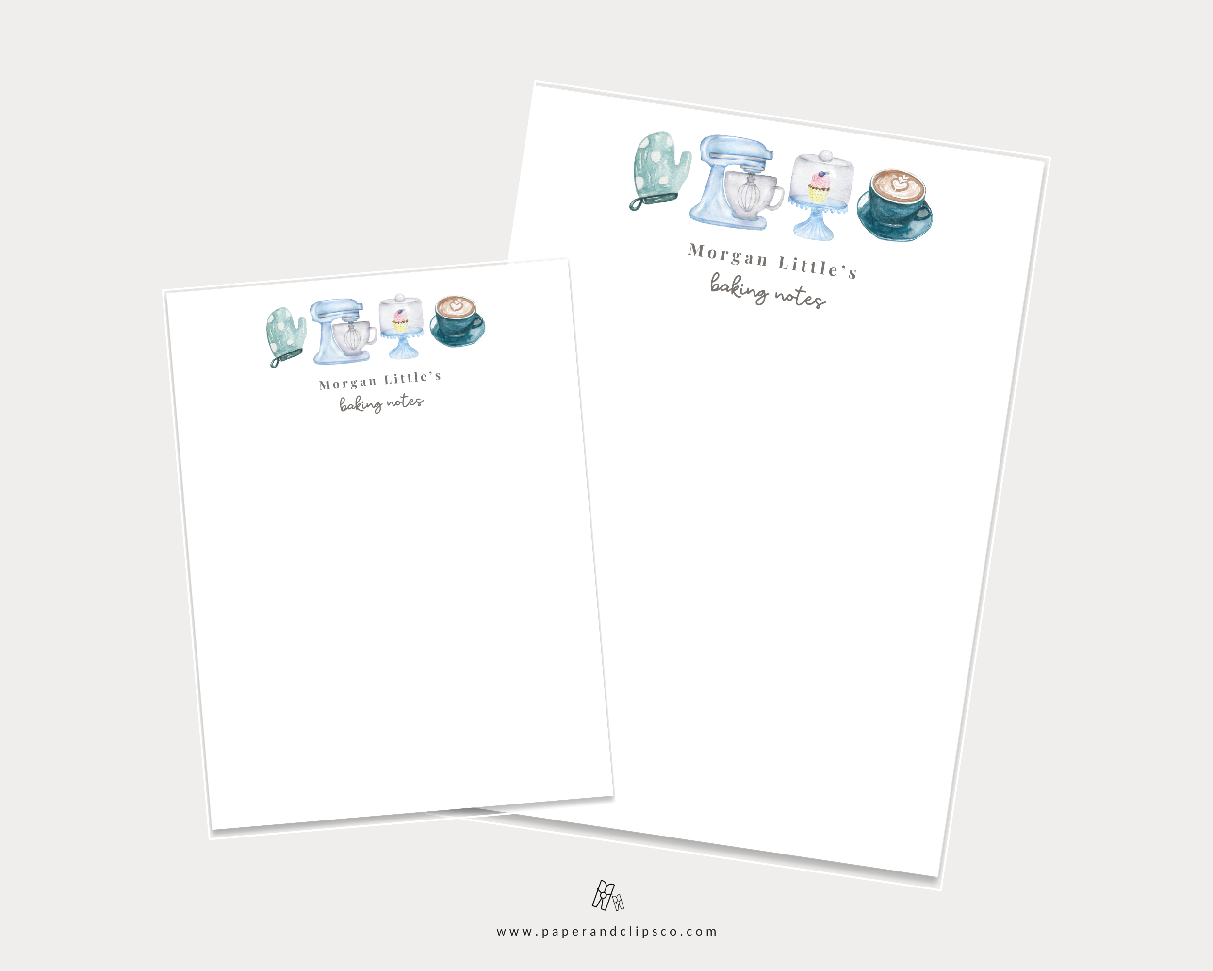 Baker's Notepad (Blue)