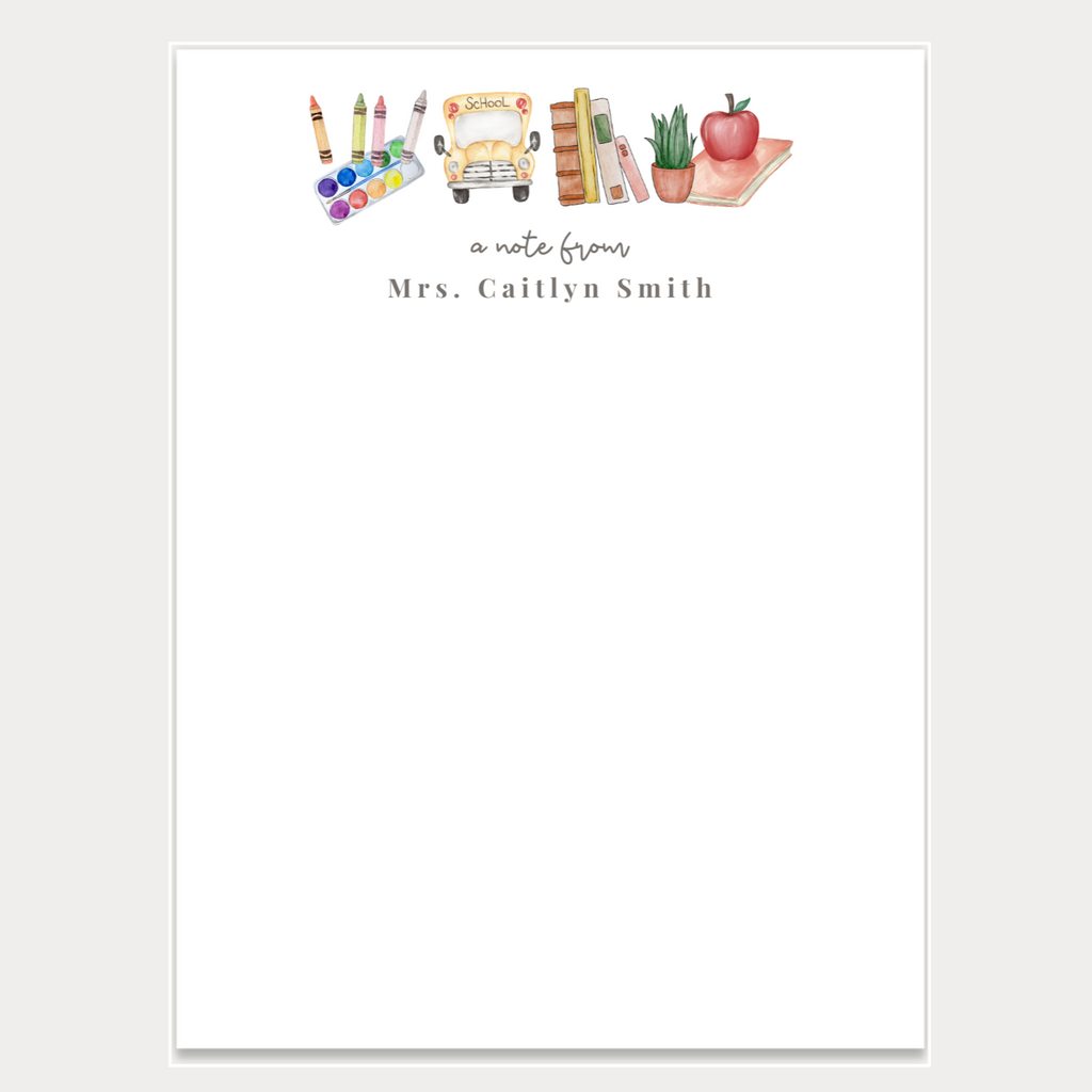 custom personalized notepads Toronto – modern stationery