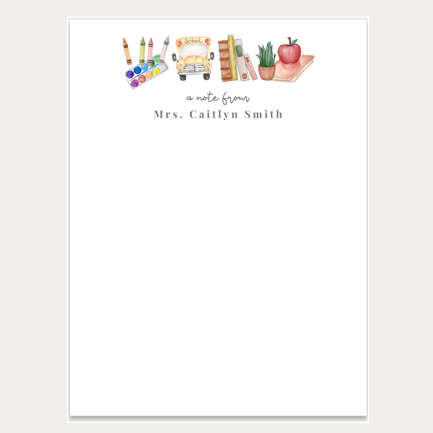 custom personalized notepads Toronto – modern stationery