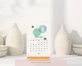 Abstract Mini Calendar
