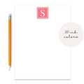Monogram Initial Notepad