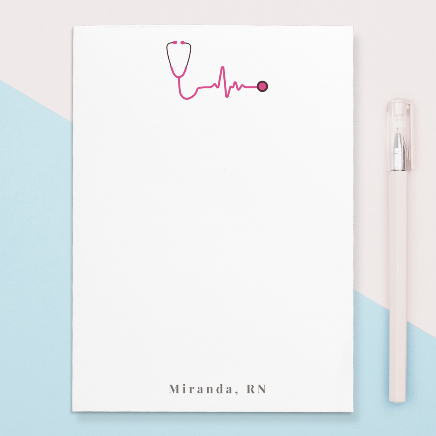 Give a thoughtful and useful gift for a nurse, doctor, paediatrician, or any healthcare professional. Personalized notepads are exactly the gift they’d love. 