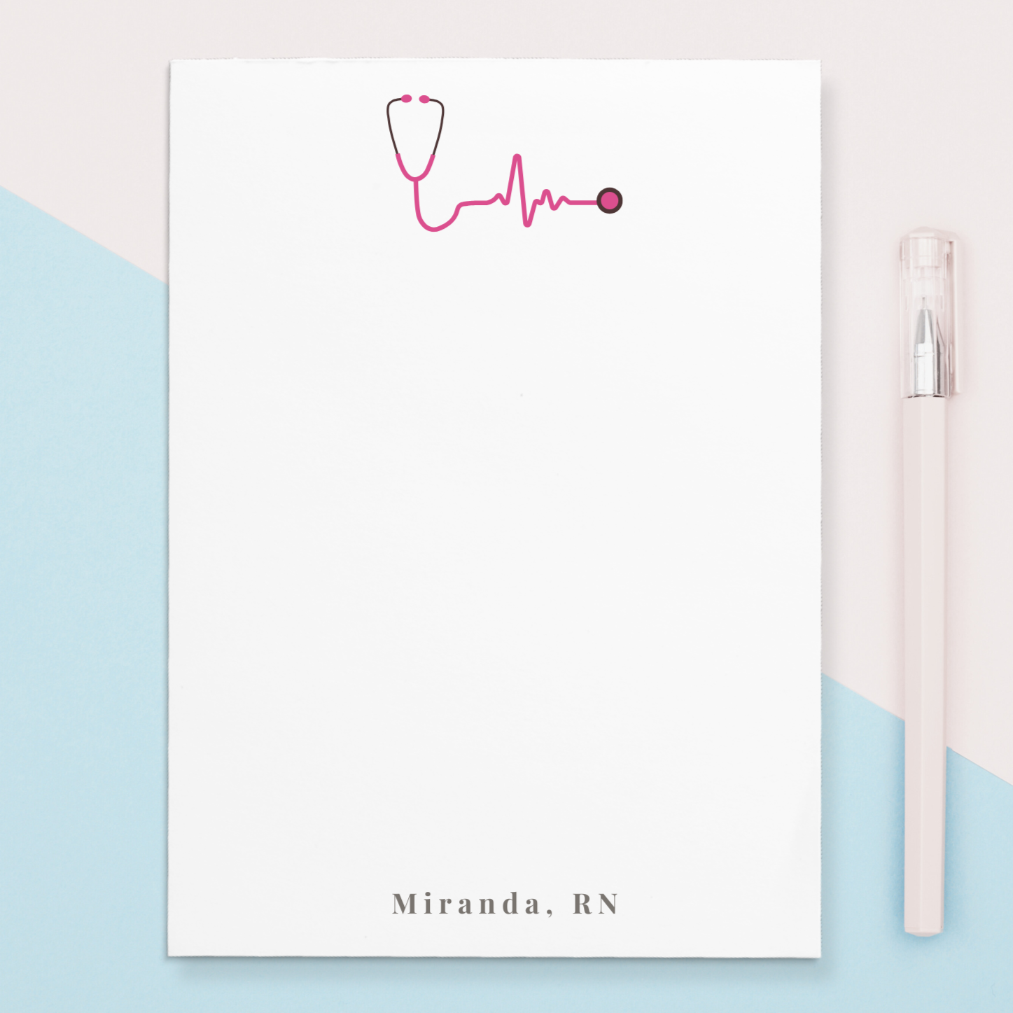Give a thoughtful and useful gift for a nurse, doctor, paediatrician, or any healthcare professional. Personalized notepads are exactly the gift they’d love. 