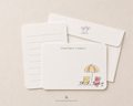 Beach Flat Note Cards & Envelopes Set of 12