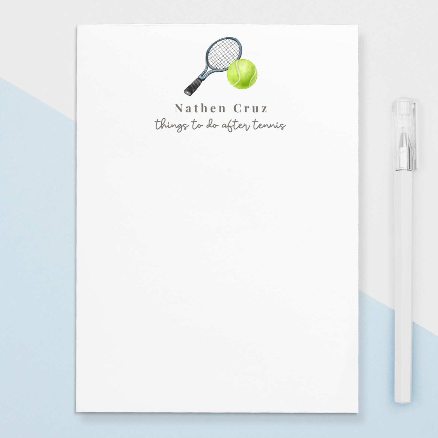 custom personalized notepads Toronto – modern stationery
