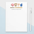 Give a thoughtful and useful gift for someone who loves to play Baseball. Personalized baseball notepads are exactly the gift they’d love. Notepads are available in two sizes with 48 pages per notepad. Wrapped in cellophane gift wrap - ready to be gifted.