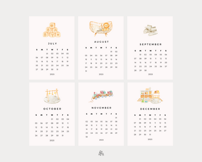 Nursery Mini Calendar