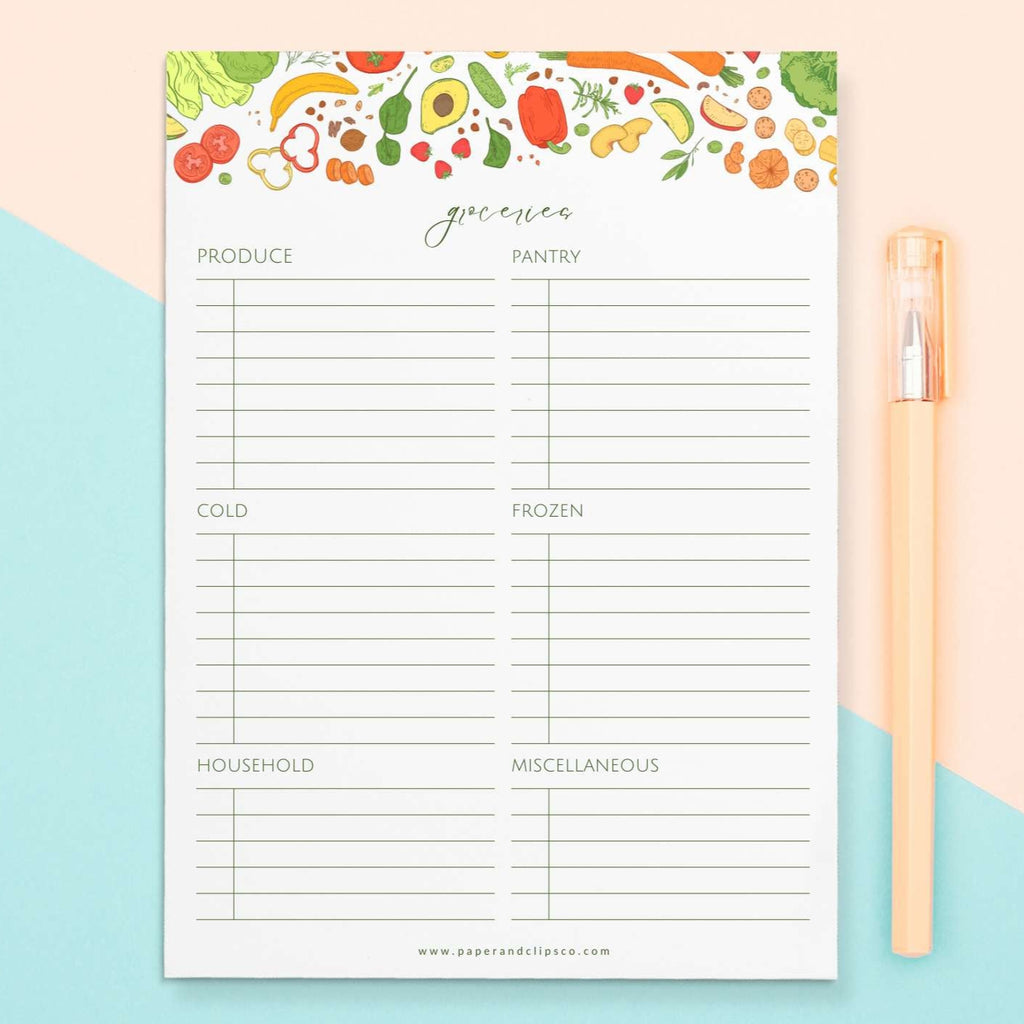 Go grocery shopping in style! Jot down everything you need and never forget to buy anything.