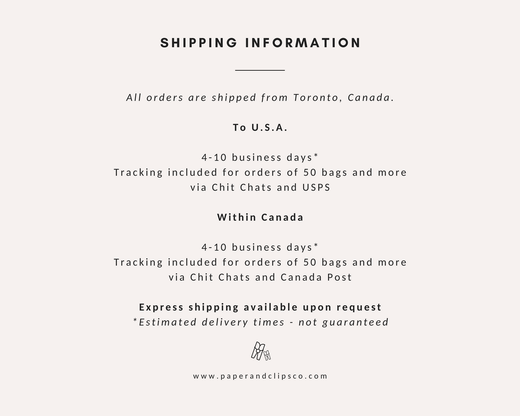 Oh Baby - White Party Bags