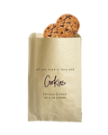 All You Need is Love and Cookies - Brown Party Bags